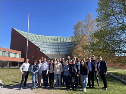 Group photo of the participants at the 2024 forum at Aalto University